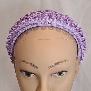 Lavender Beaded Headband
